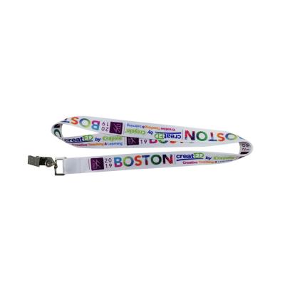 China Custom Printed Lanyard Bulk Personalized Environmentally Friendly Polyester Fabric Lanyards Wholesale for sale