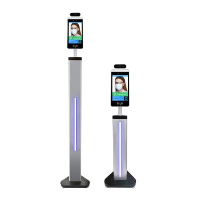 China Face Recognition Indoor Device System Access Control Door Pole 8inch Rk3288 2G 8G Digital Floor Stand Display for sale