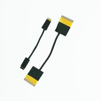 China Electronics wring harness 0.5mm 1.0mm 16pin 30pin FFC FPC lvds wiring diagram VGA cable lvds flat cable for sale