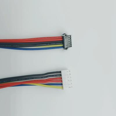 China Wiring Length 350mm JST VHR 6 Electronic Pin Jumper Wire To JST SM 2.5mm 6 Pin Female Connector Plug for sale