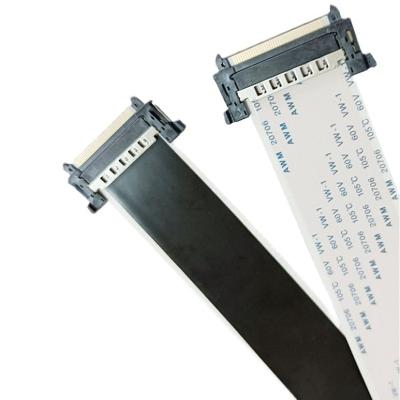 China Fi-Re51 Electronic Customized Connector 1.0Mm 51 Pin Lvds Ffc Flat Cable For LCD Display for sale