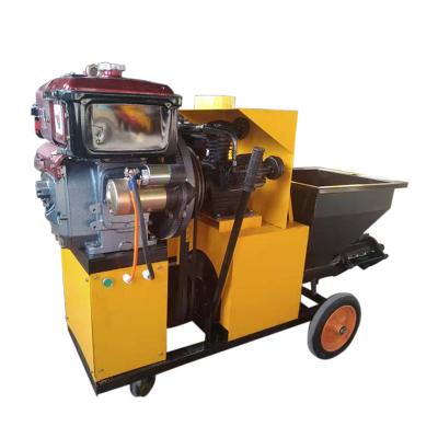 China Hot Selling Mortar Spray Machine Wall Mortar Putty Plaster Spray Machine Making Putty Cement Spray Plastering Machine With Mixing Function for sale