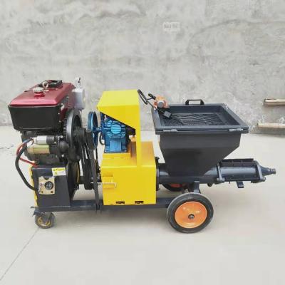 China Mortar spray machine construction machinery small screw grout pump /cement mortar grouting spray equipment machine for sale