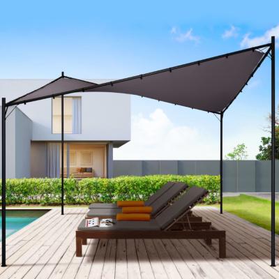 China ECO-FRIENDLY manual control pergola with fabric roof P900 for sale