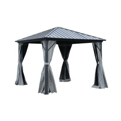 China ECOLOGICAL outdoor gazebo pergola with steel roof for G110 for sale