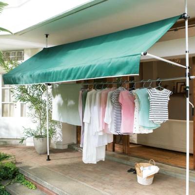 China Garden Shade Garden Tent Free Standing Parasol With Hanger Laundry Stand Tent With 3m Blind for sale