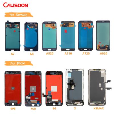 China High Quality Original OEM LCD Displays CALISOON 2021 Brand New TFT Mobile Phone LCD Display For Iphone X XR XS max 8 7 8PLUS 6 6S 6PLUS 5 for sale