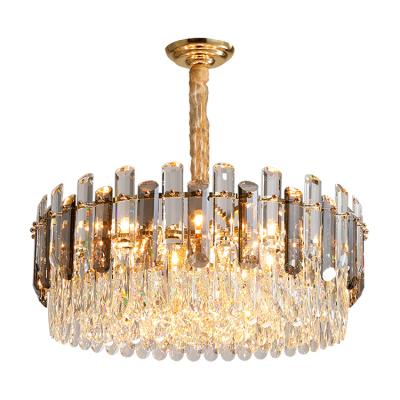 China Modern Home Living Room Luxury Hanglamp K9 Crystal Lobby Modern LED Crystal Chandelier Lighting for sale