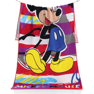 China Professional Viable Manufacturer Beach Microfiber Towel Kids Cartoon Bath Towel for sale