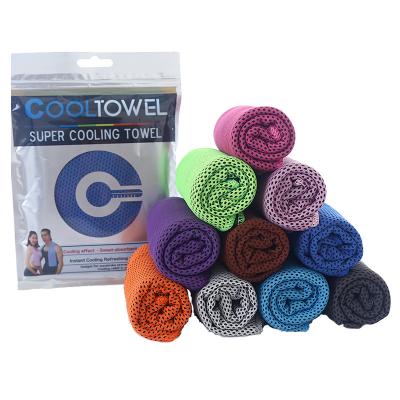 China Outdoor Portable Cooling Towel Microfiber Sports Towel Portable Cooling Instant Towel Custom Viable for sale