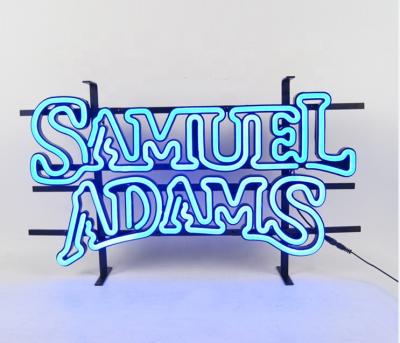 China 18cm Muur die UL-van het het Neonteken van pvc 3d Neon Logo Blue opzetten Te koop