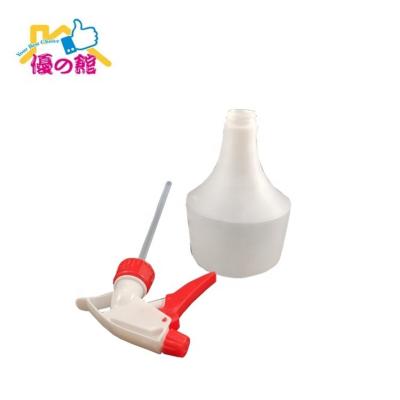 China Custom Plastic Household Products Cylinder Bottle With Spray Trigger for sale