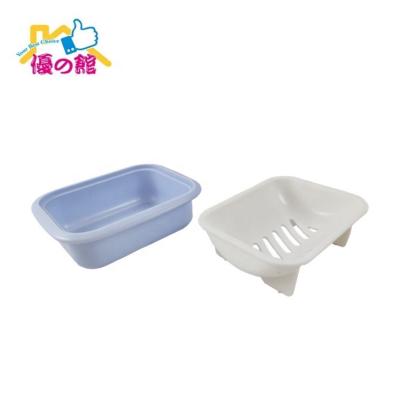 China Double-layer Suitable Price Top Quality Custom Soap Dish Box Without Lid for sale