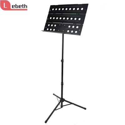 China Factory Wholesale High Quality Music Lovers Beginners Gift PJ-D8 Panel Thickening Adjustable Music Stand With Bag for sale