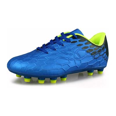 China YL Factory Brand Breathable LOGO Boys Kids Outdoor Indoor Football Soccer Shoes Custom Boots for sale