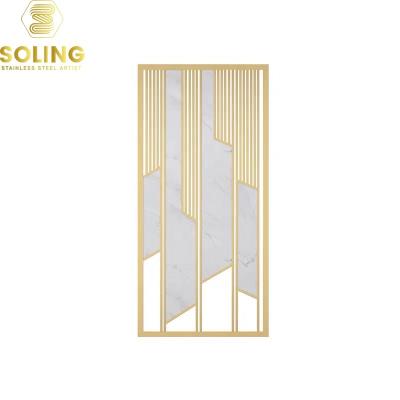 China New Design Modern Decorative Stainless Steel Wall Partition Balcony Room Divider Outdoor Balcony Privacy Screen for sale