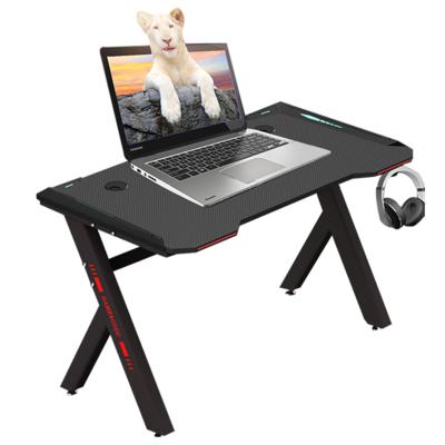 China 2021 Hot Selling Amazon Gaming Computer Desk Y-shape Scrolling Table PC Desk For Professional Gamer 120 * 60 * 73CM for sale