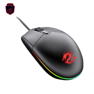 China 2021 hot sale mini gaming popular cheap high quality wired mouse with RGB 4000 DPI 4D backlight for computer gamer laptop gamer for sale