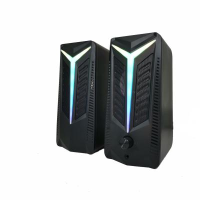 China Mini System RGB New Design with BT Wired 2.0 Speaker for PC Laptop Desktop Game for sale