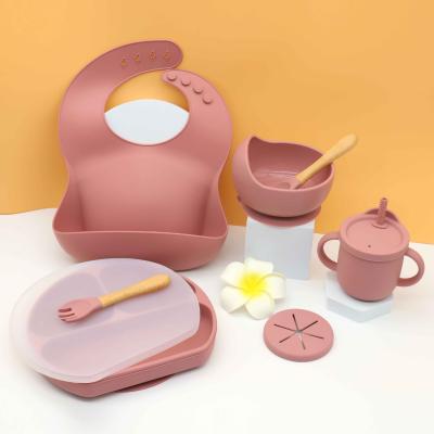 China Food Grade Contemporary Reusable Suction Kids Baby Silicone Bowl Set for sale