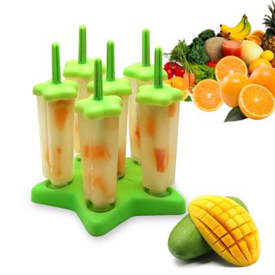 China Viable Viable Made Of High Quality Materials Custom 6 Cavity Mini Plastic Popsicle Mold For Kids Different Ages for sale