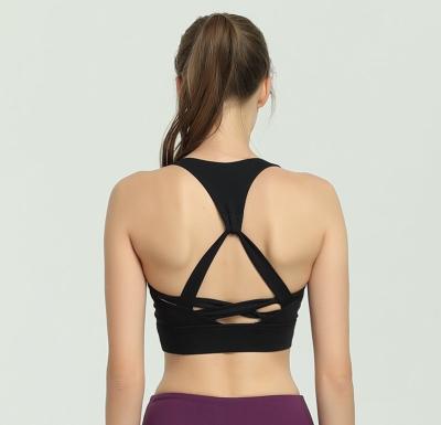 Chine Cheerleading arrière strappy de haute qualité en gros bon marché folâtre le soutien-gorge à vendre