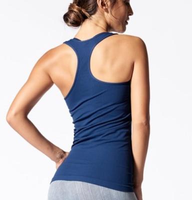 China Camisetas sin mangas respirables de la yoga de la aptitud del estiramiento de cuatro terminales de encargo de las mujeres en venta