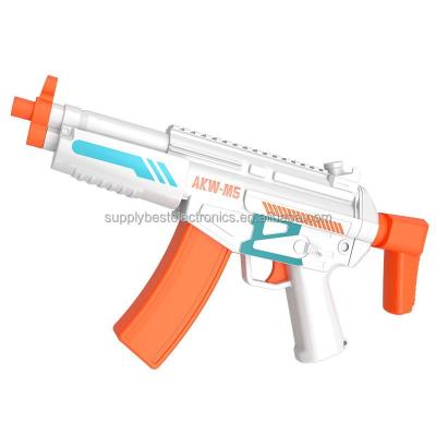 China Fully Automatic Pistol AK4 Uzi M46 M Ammo Orbie Electric Firearm Water Gel Water Gun Blaster for sale