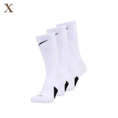 China XX-A 020 QUICK DRY Boys' and Men's Big White Sports Socks for sale