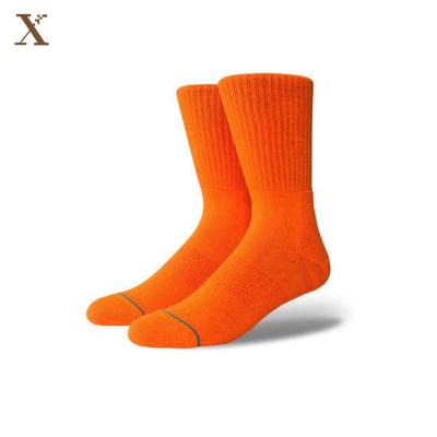 China XX-A 052 QUICK DRY Orange Sports Socks for sale