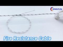 Fiberglass Fire Resistance Cable High Temp Weave For Baking Oven