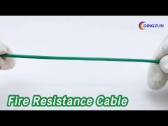 Electric Fire Resistance Cable Silicone Rubber Insulation Fiberglass Braided