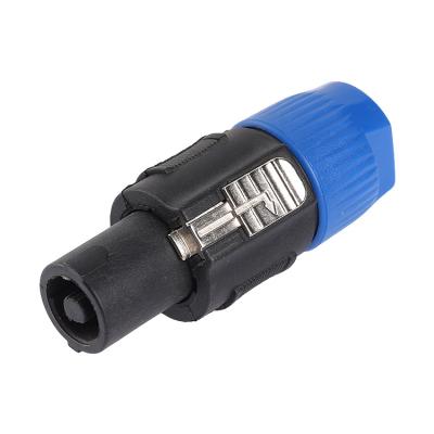 China 4 PIN Outdoor 220v Plastic Plug Speaker XLR Cable Connector Waterproof Welding Male Female Connector for sale