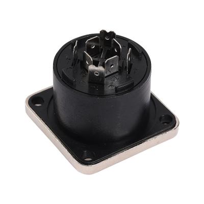 China 8 Pin XLR-20 High Quality Plug Socket XLR 8 Pin Female Panel Chassis Mount Audio Connector for sale