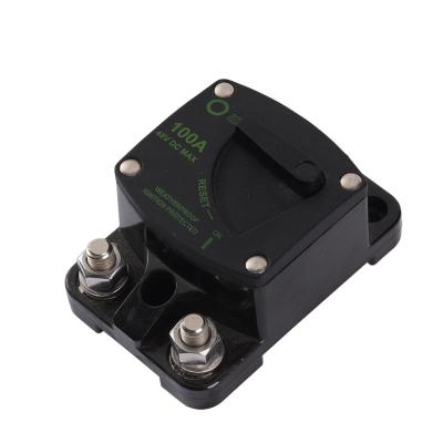 China Auto Reset CB-6 Car Audio Retrofit Amplifier Stereo Circuit Breaker Fuse Holder Switch Auto Reset Switch for sale