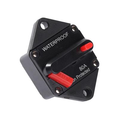 China Car Truck CB-10 Car Audio Retrofit Stereo Marine Amplifier Circuit Breaker Auto Reset Fuse Holder Switch for sale