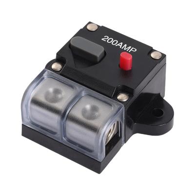 China 2X0/4GA CB-11 Car Truck Audio Retrofit Amplifier Stereo Circuit Breaker Fuse Holder Auto Reset Switch for sale