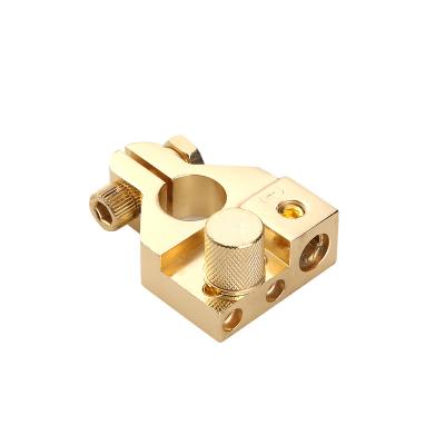 China BT-7 Gold Plated Airplane Battery Mail Vehicle Accessories Battery Terminal Clamp Connector Flange for sale