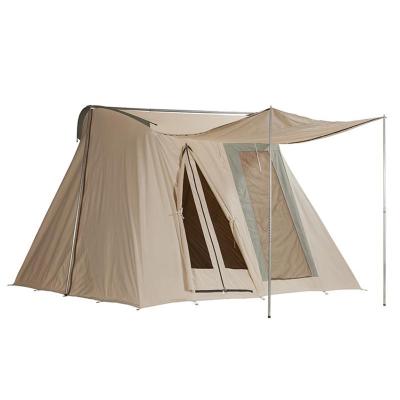 China 2021American Cotton Spring Retro Farmily Kodiak Canvas Camping Tent Large Flex Bow Tent Outdoor Waterproof Tent for sale