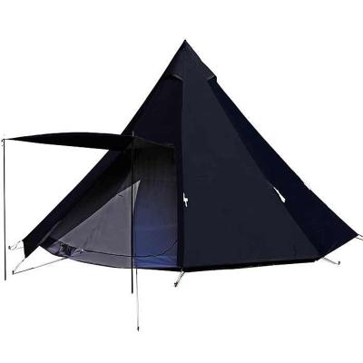 China Customized Camouflage Game Pyramid Camping Tent Indian Large Family Waterproof Tent / Double Double Field for sale