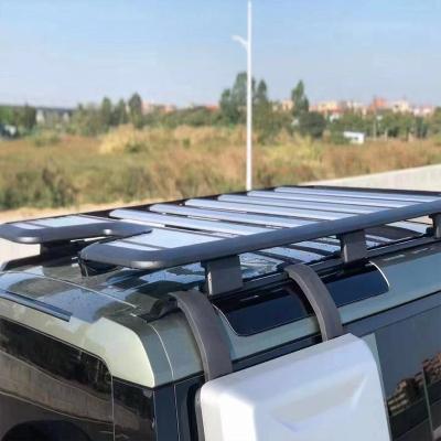 China Aluminum Offroad 4wd Car Roof Rack Cargo Basket For Defender 2020 110 Land Rover for sale