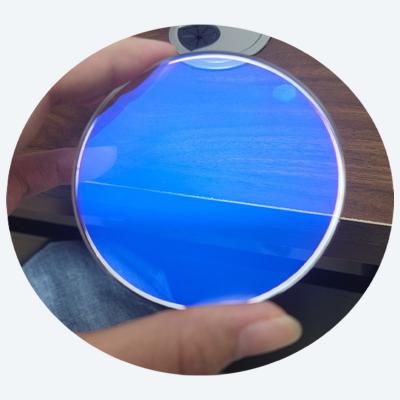 China Wholesale Green Blue Coating Single Cut Clear White Blue Optical Lens HMC AR Lenses Danyang Vision Lens Single Vision Blue Light Filter Lenses 1.56 for sale