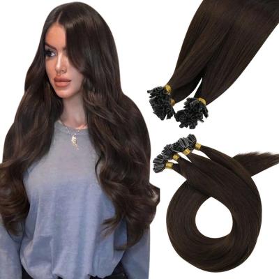 China European Straight Salon Quality U Tip Piano Color U Tip Remy Hair Extension #18p613 Human Hair Extension Human Hair for sale