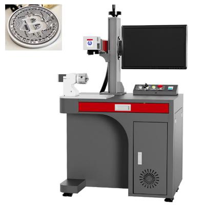 China 3D 25d 3d focus jpt mopa raycus m7 automatic color 50w 60w 80w 100w galvo fiber laser marking machine for deep marker engraving metal for sale