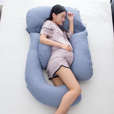 China 2021 Sale 2021 Full Body Sleeper Cotton Memory Pillow Pregnancy U Shaped Pillow New Design Anti-static Warm Side Comfort Modern Pregnancy Pillow for sale