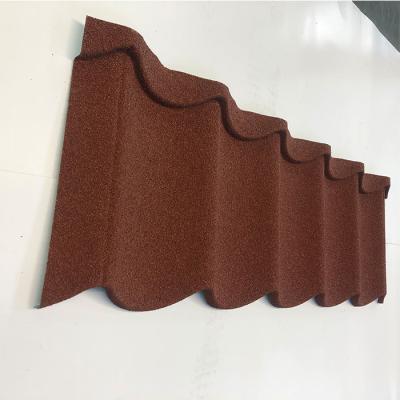 China Modern types of wave roof tile metal coated roof tile stone coated roof tile stone for sale