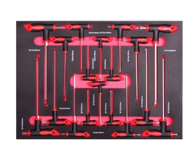 China T Type Hex Key-18PC Auto Repair Professional Car Repair Tool Kit for sale