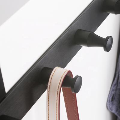 China Top Selling Wall Stocked Clothes Aluminum Towel Hook Hooks For Hanging Towels Hat And Coat To Over The Door Rack for sale