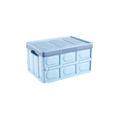 China Viable Folding Storage Boxes Clothes Toys And Snacks Vehicle Mounted Packing Boxes Folding Plastic Storage Boxes for sale