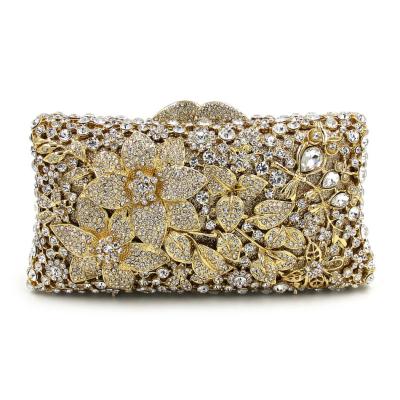 China Bridal Crystal Clutch Purse Crystal Evening Bag Rhinestone Clutch Sparkle Clutch Bags New Design Luxury Wedding Good Quality for sale